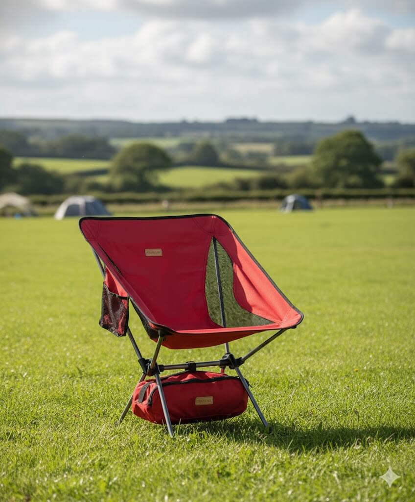 The TREKOLOGY YIZI GO, a modern ultralight-style camping chair.
