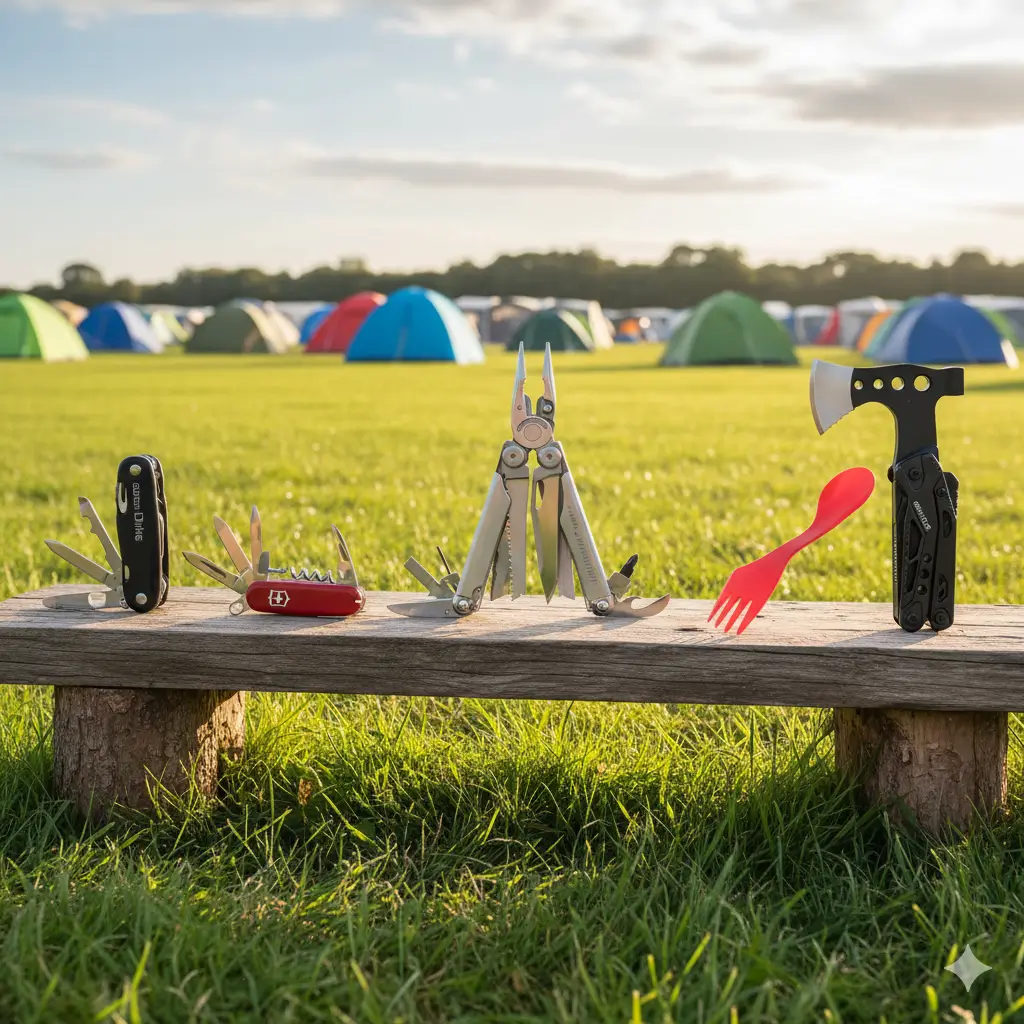A bright blue microfibre towel hanging on a line.