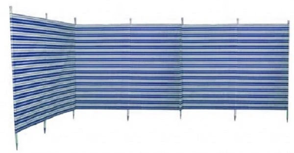 The very large Blue Diamond 7 Pole Heavy Duty Windbreak.